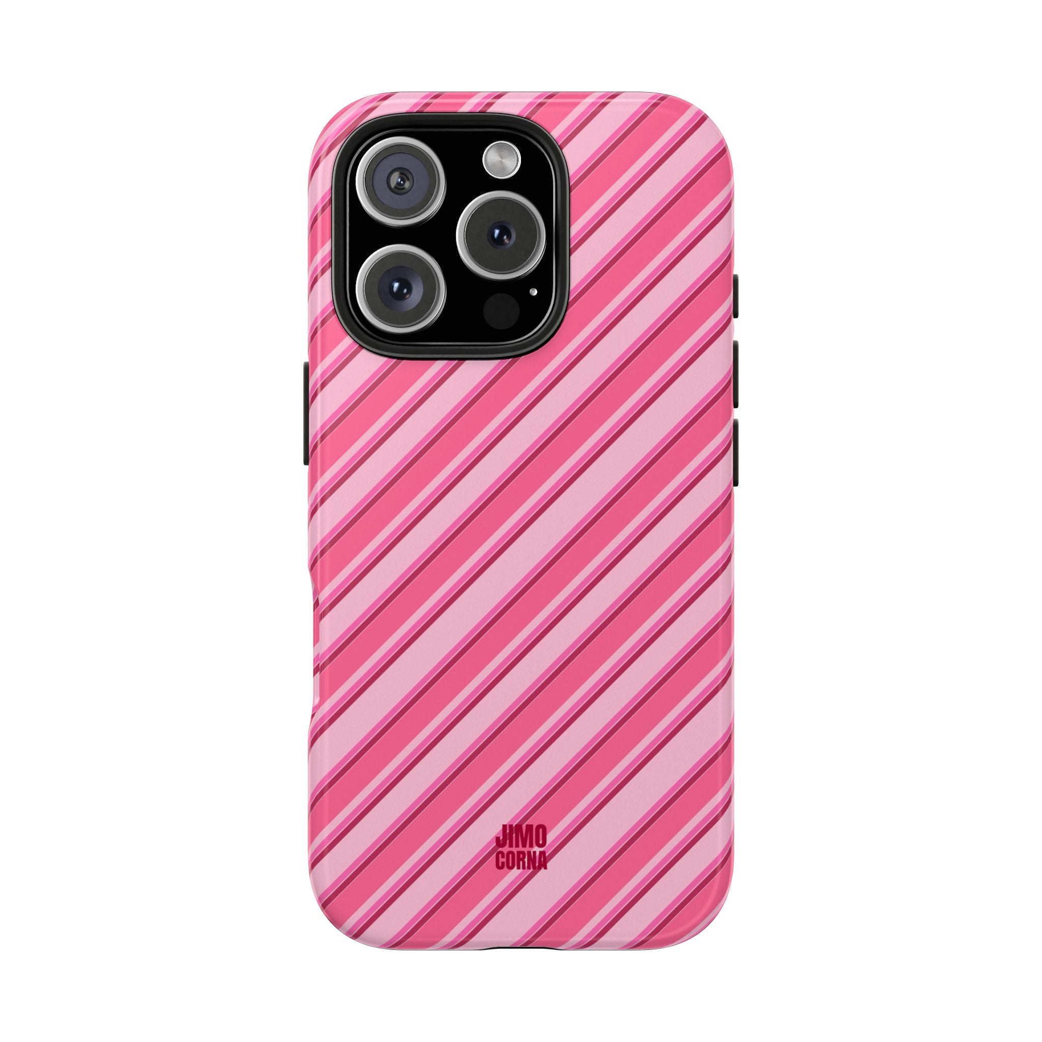 Angelina Stripes | Hot Pink - iPhone Case