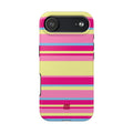 Lemonberry Stripe iPhone Case