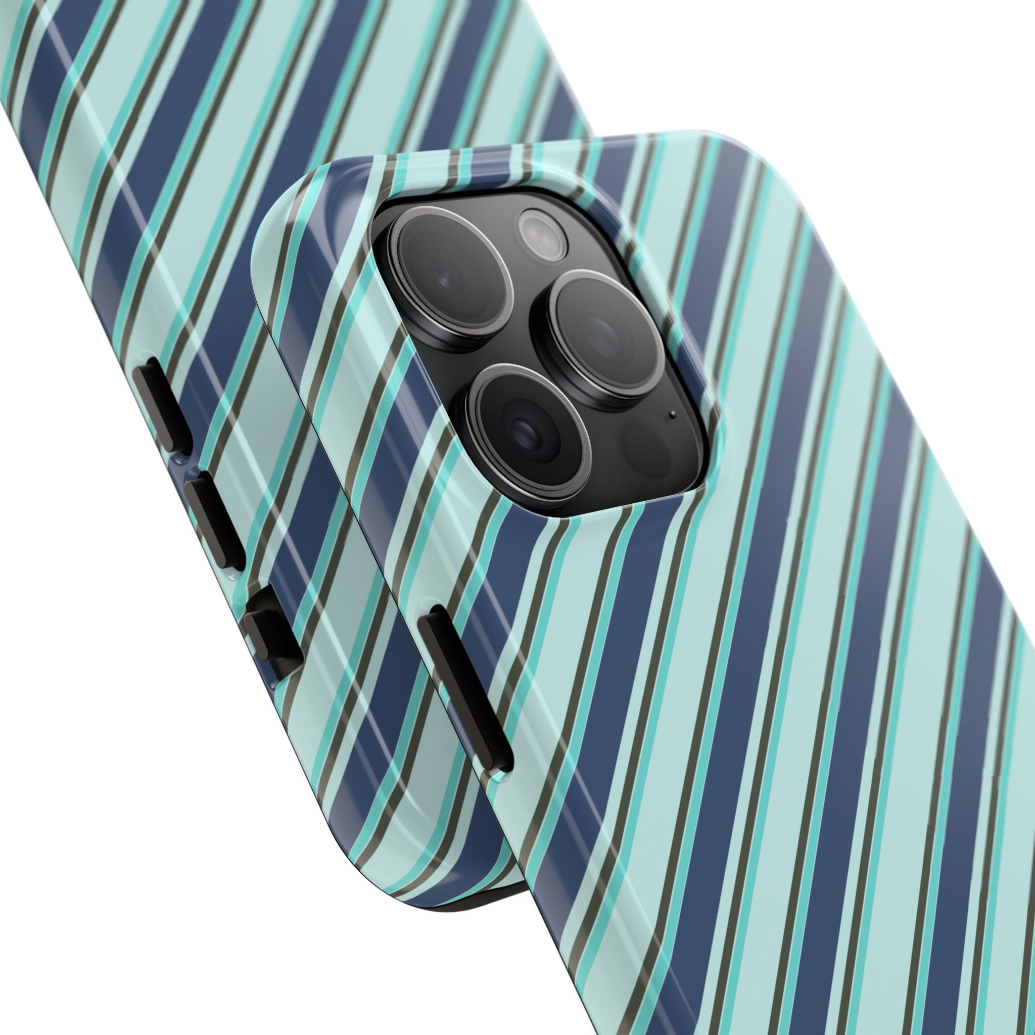 Angelina Stripes | Blue - iPhone Case