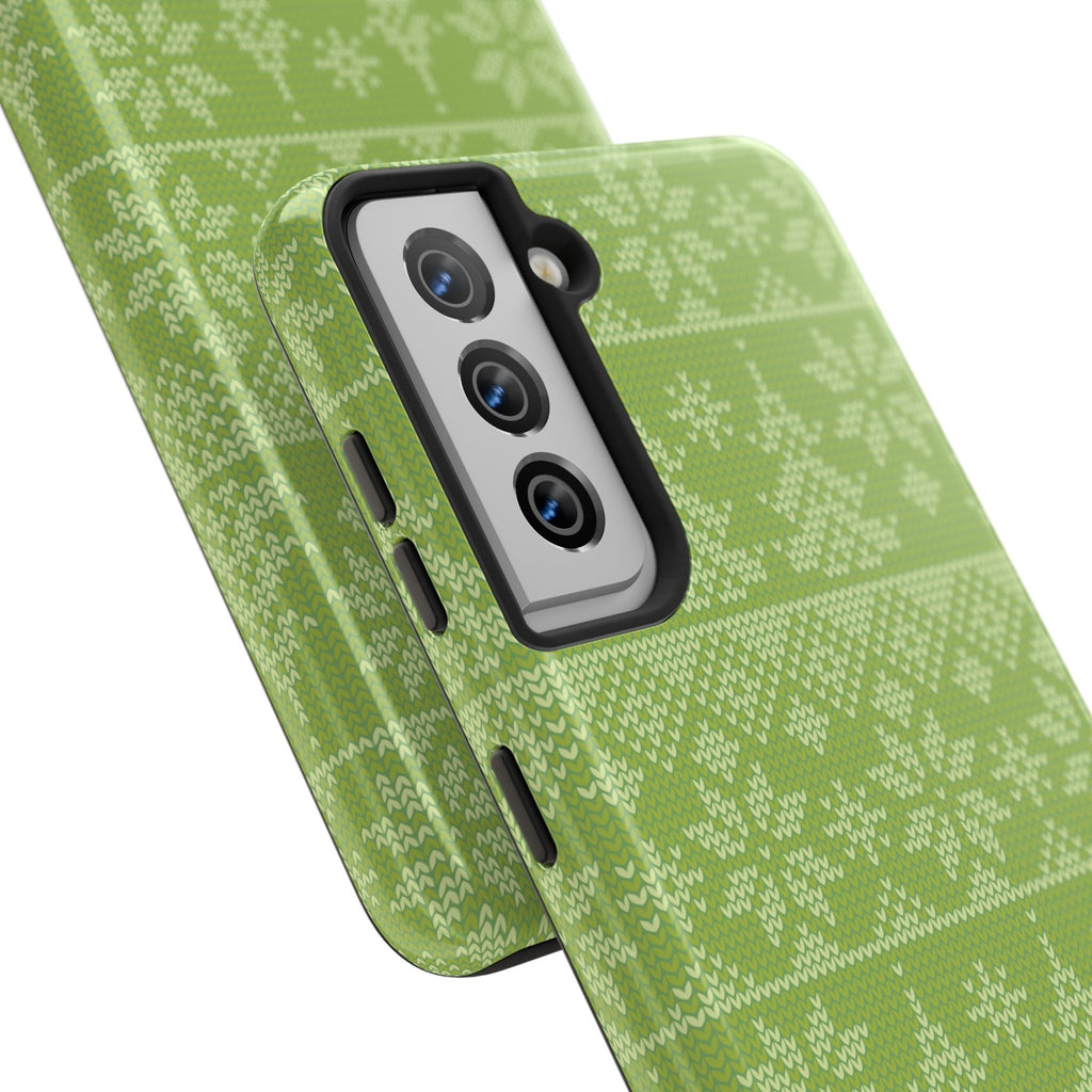 Holiday Knit | Green Samsung Galaxy Case