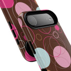 Spiral Pop MagSafe iPhone Case | Brown