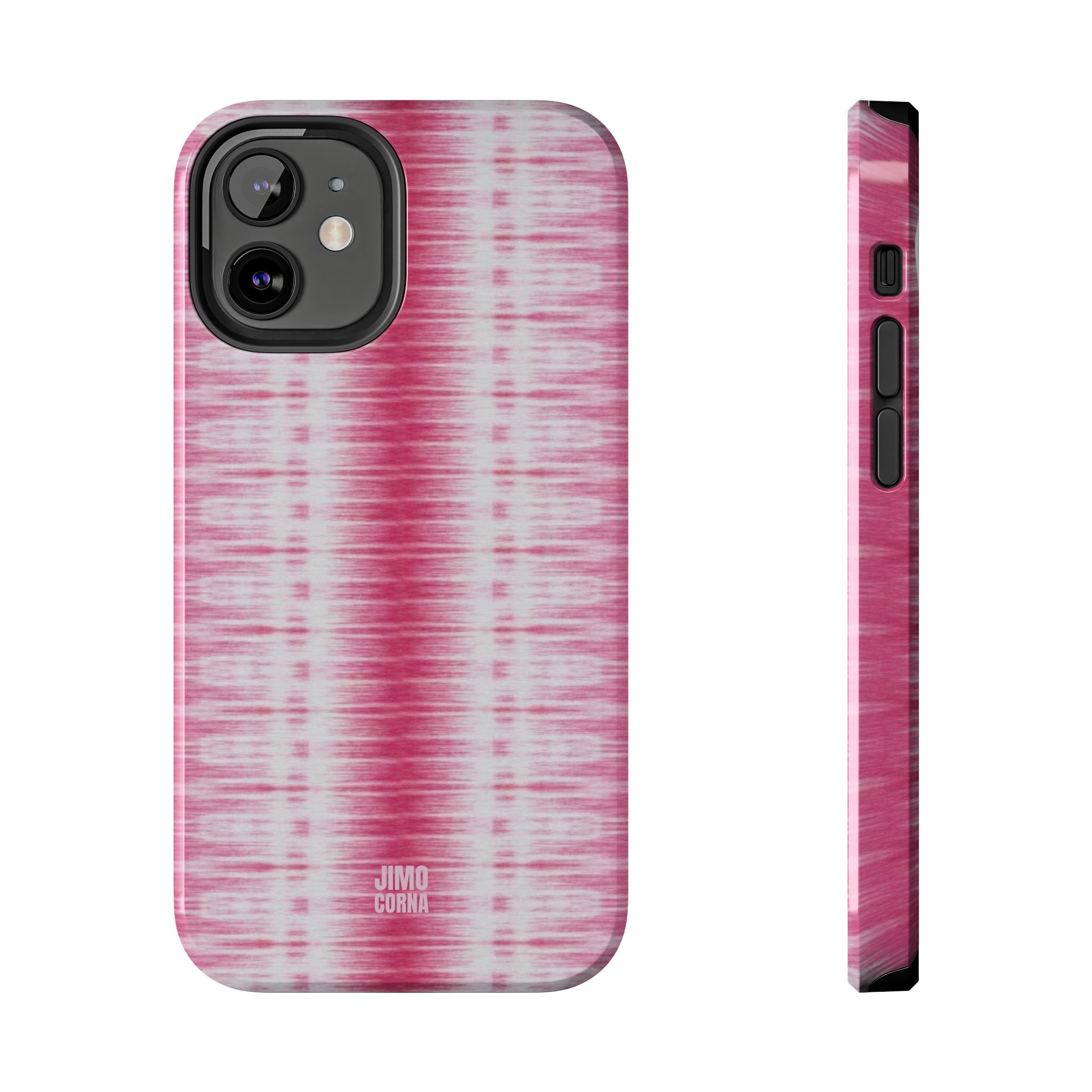Pink Woven Texture iPhone Case