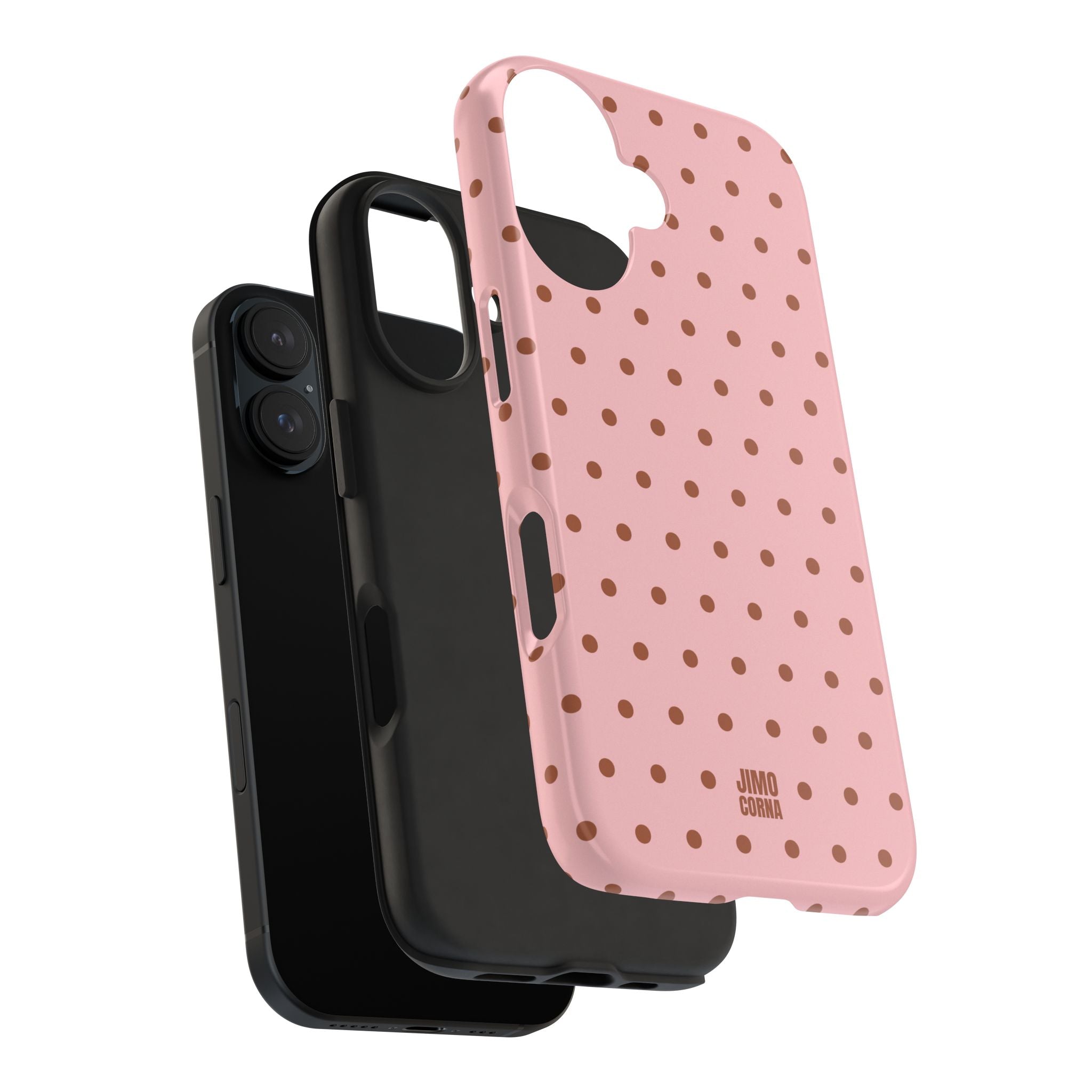 Polka Dot | Pink and Brown