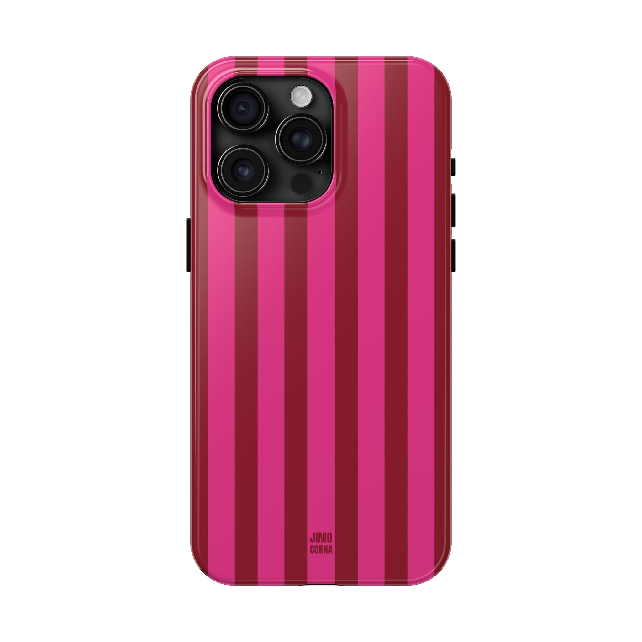 Strawberry Burst Bold Stripes