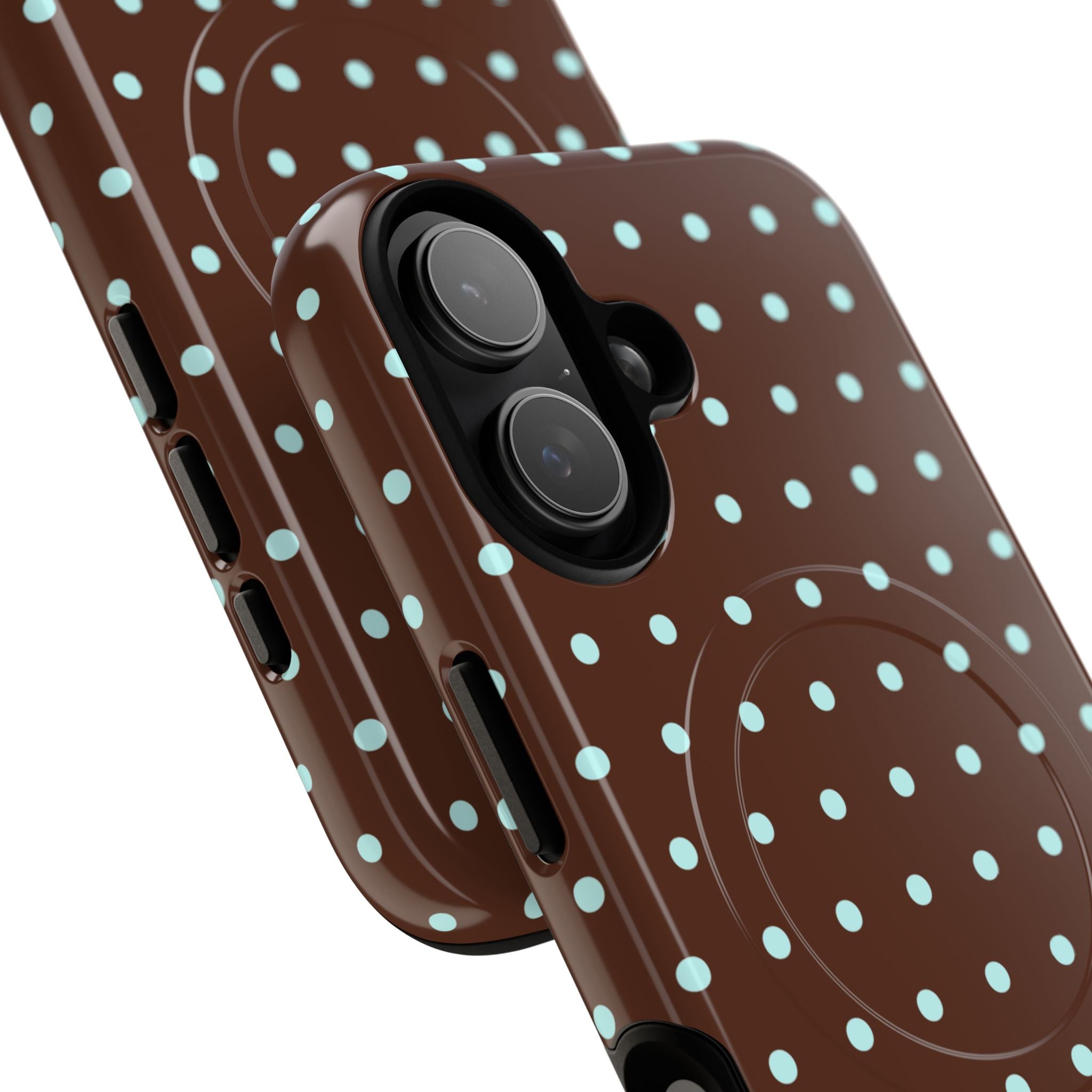 Polka Dot | Brown and Blue