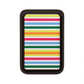 Rainbow Sorbet Stripe Vegan MagSafe Wallet