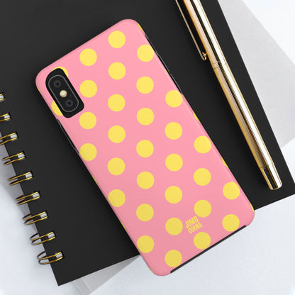 Big Polka Dot | Pink and Yellow