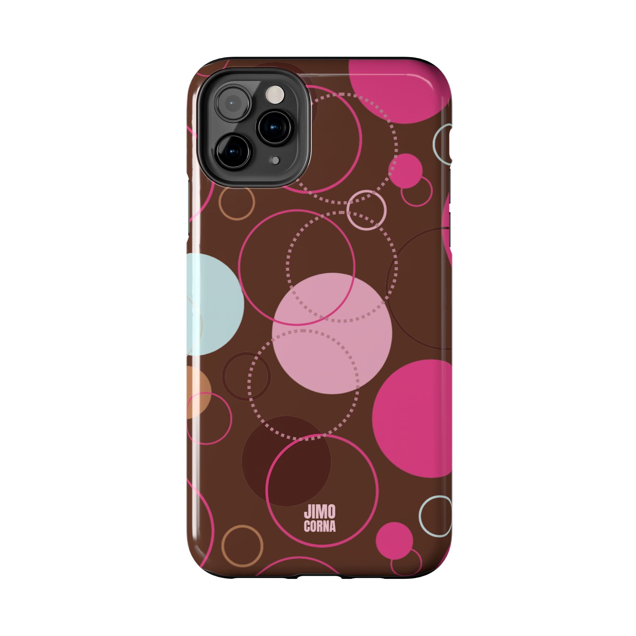 Spiral Pop iPhone Case | Brown