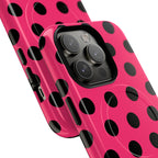 Big Polka Dot | Hot Pink and Black