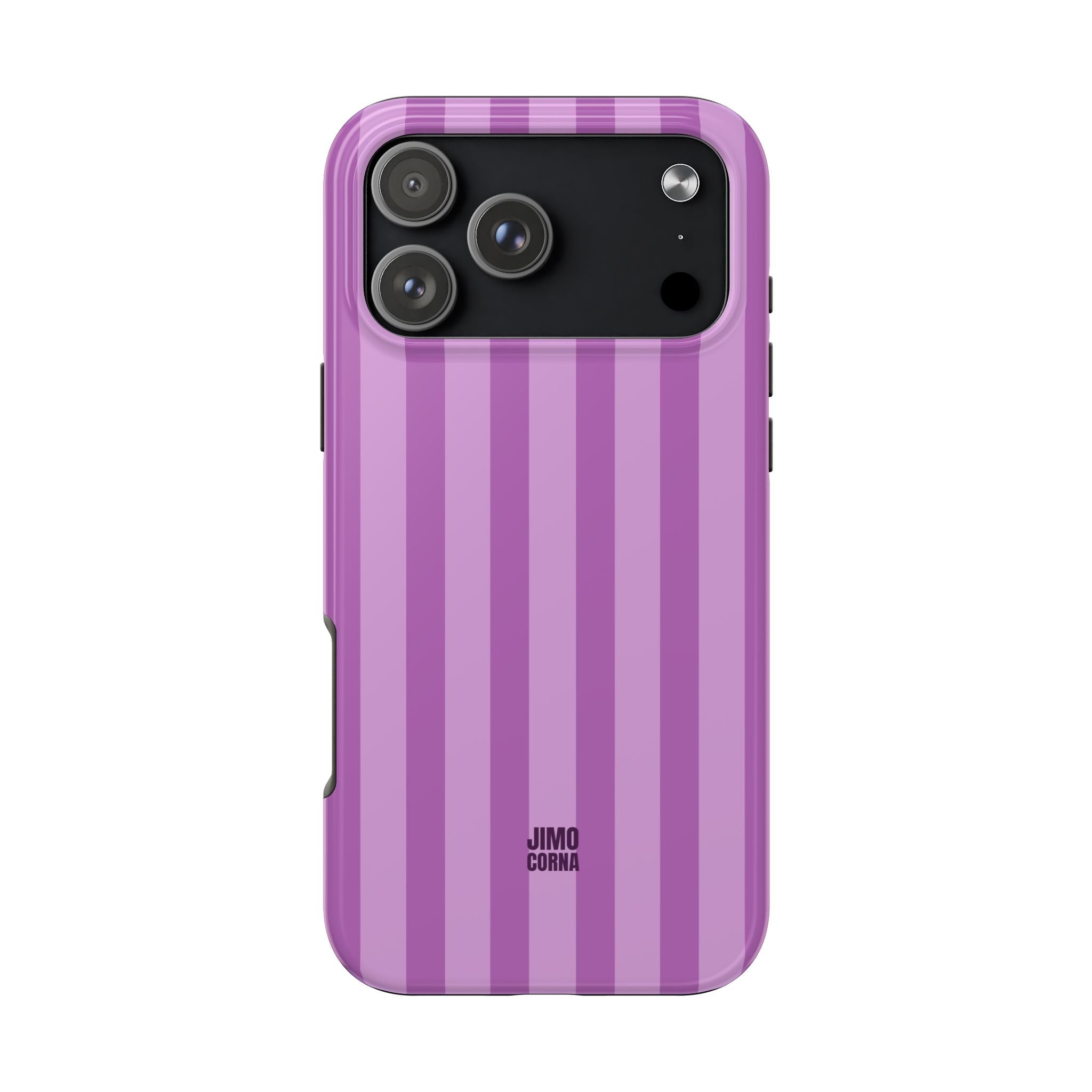 Bold Stripes iPhone Case | Plum