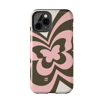 Pink Retro Butterfly