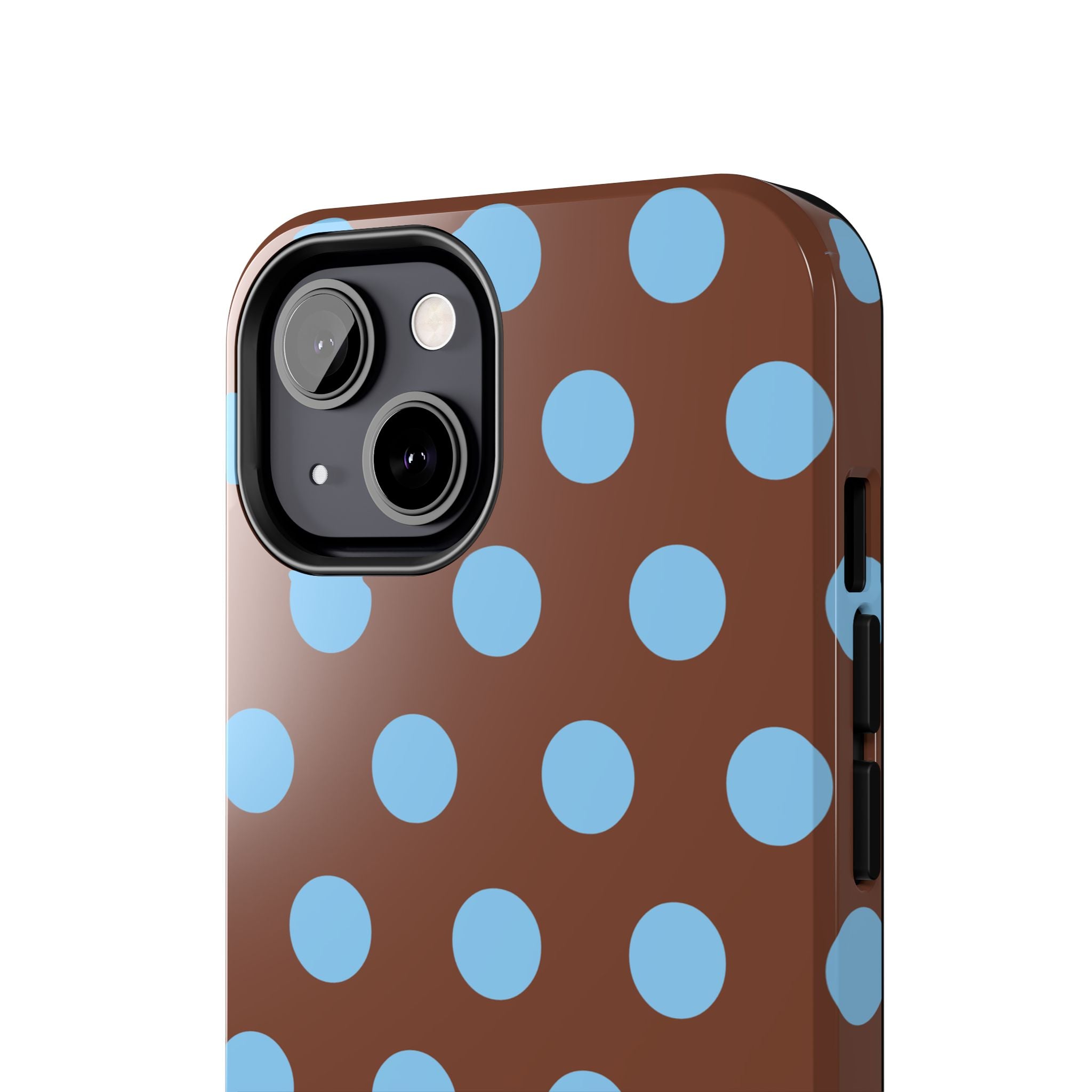 Big Polka Dot | Brown and Blue