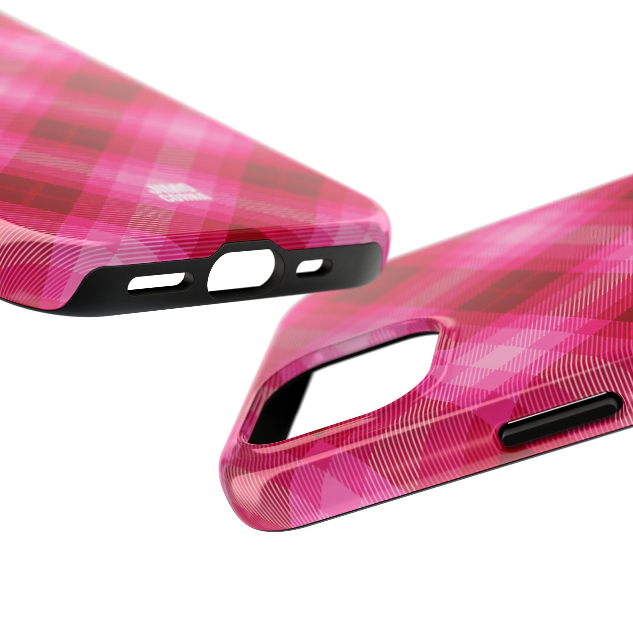 Pink Picnic Plaid iPhone Case