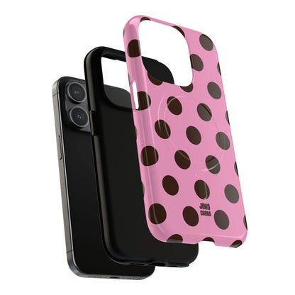 Big Polka Dot | Pink and Brown