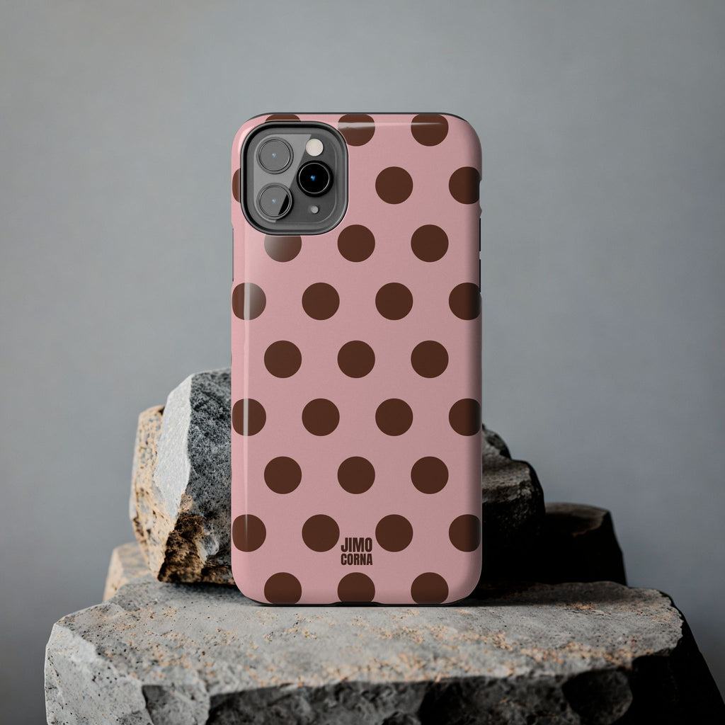 Big Polka Dot | Pink and Brown