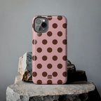 Big Polka Dot | Pink and Brown