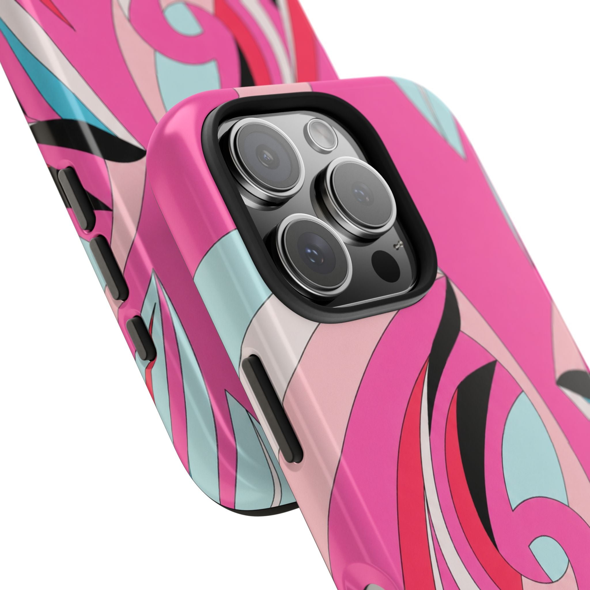 Pink Tropic Swirl iPhone Case
