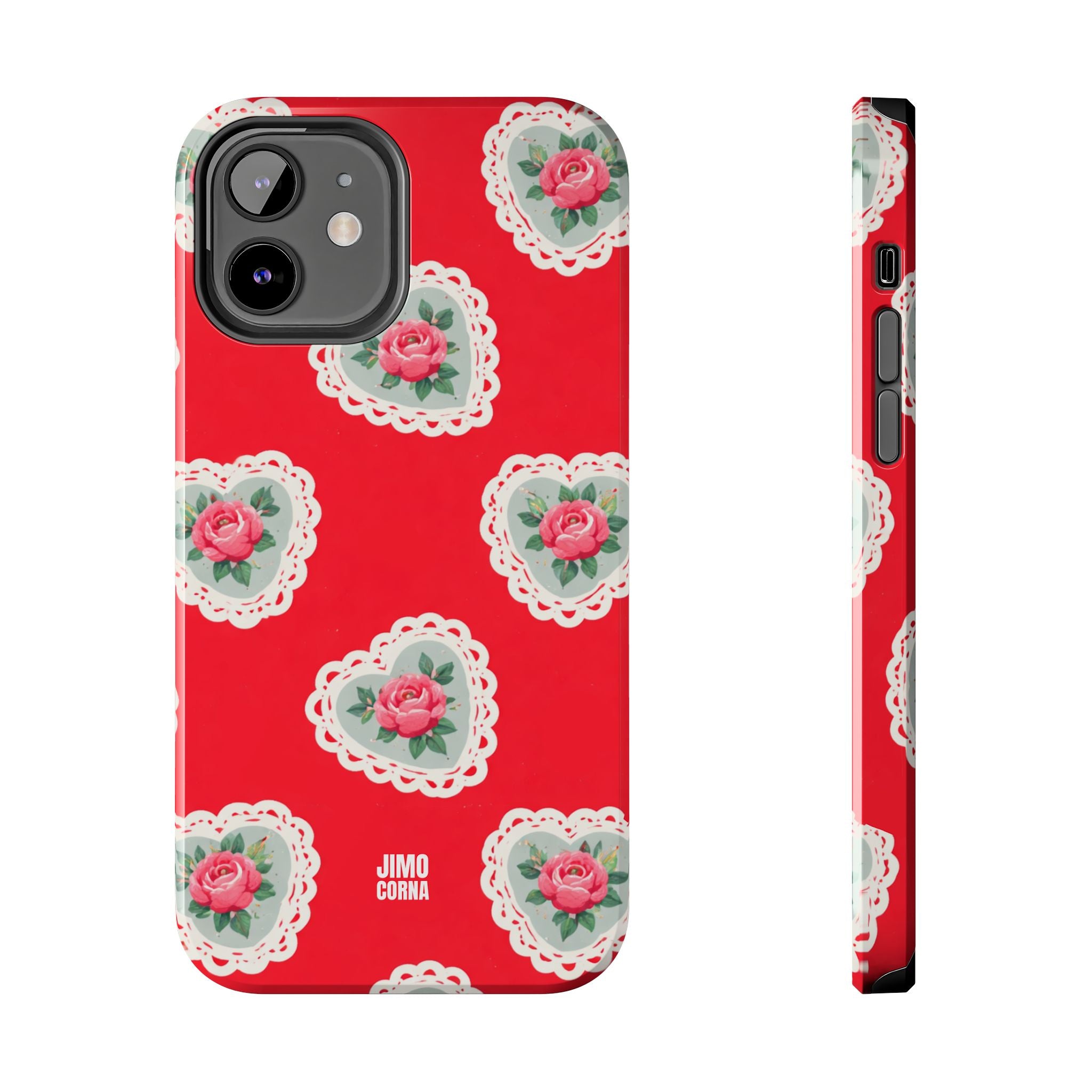 Rosy Lace iPhone Case