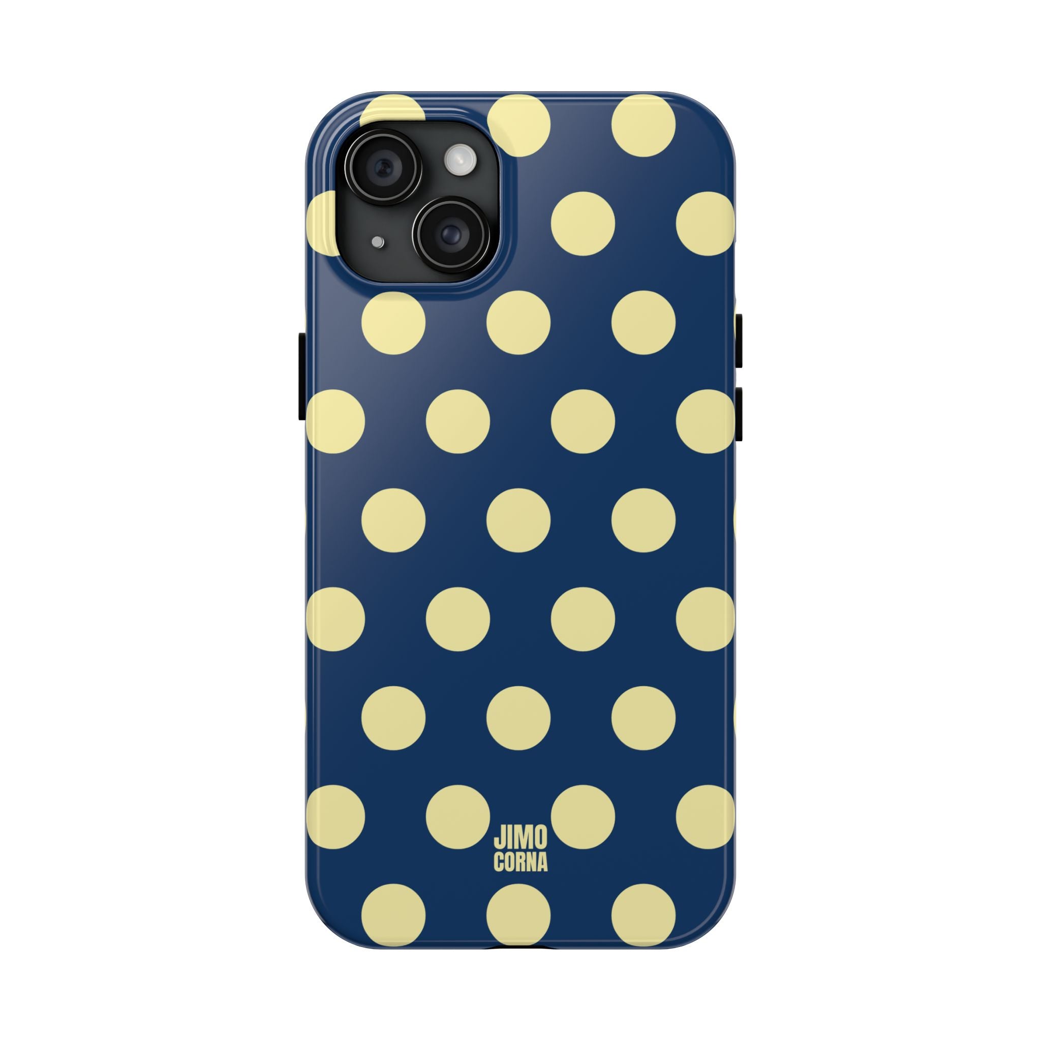 Big Polka Dot | Blue and Cream