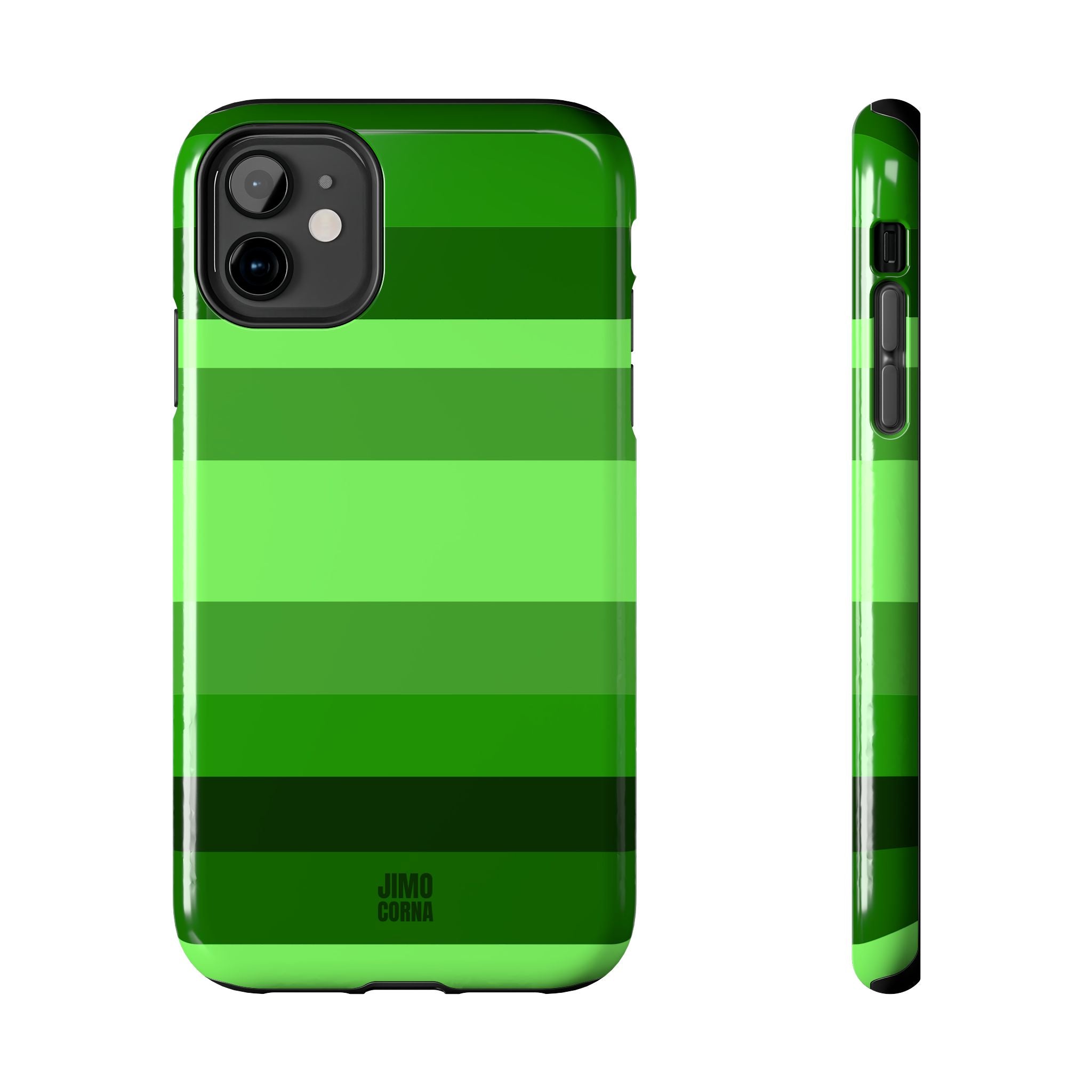 Matcha Stripe iPhone Case