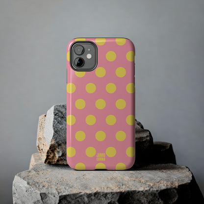 Big Polka Dot | Pink and Yellow