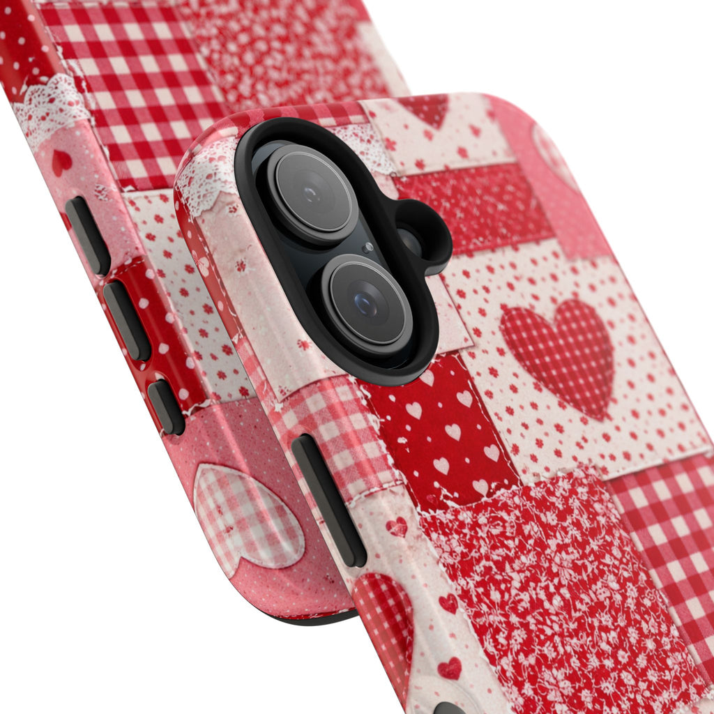 Patchwork Heart iPhone Case