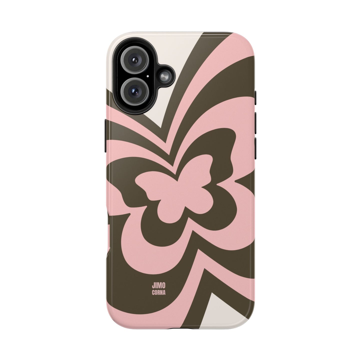 Pink Retro Butterfly