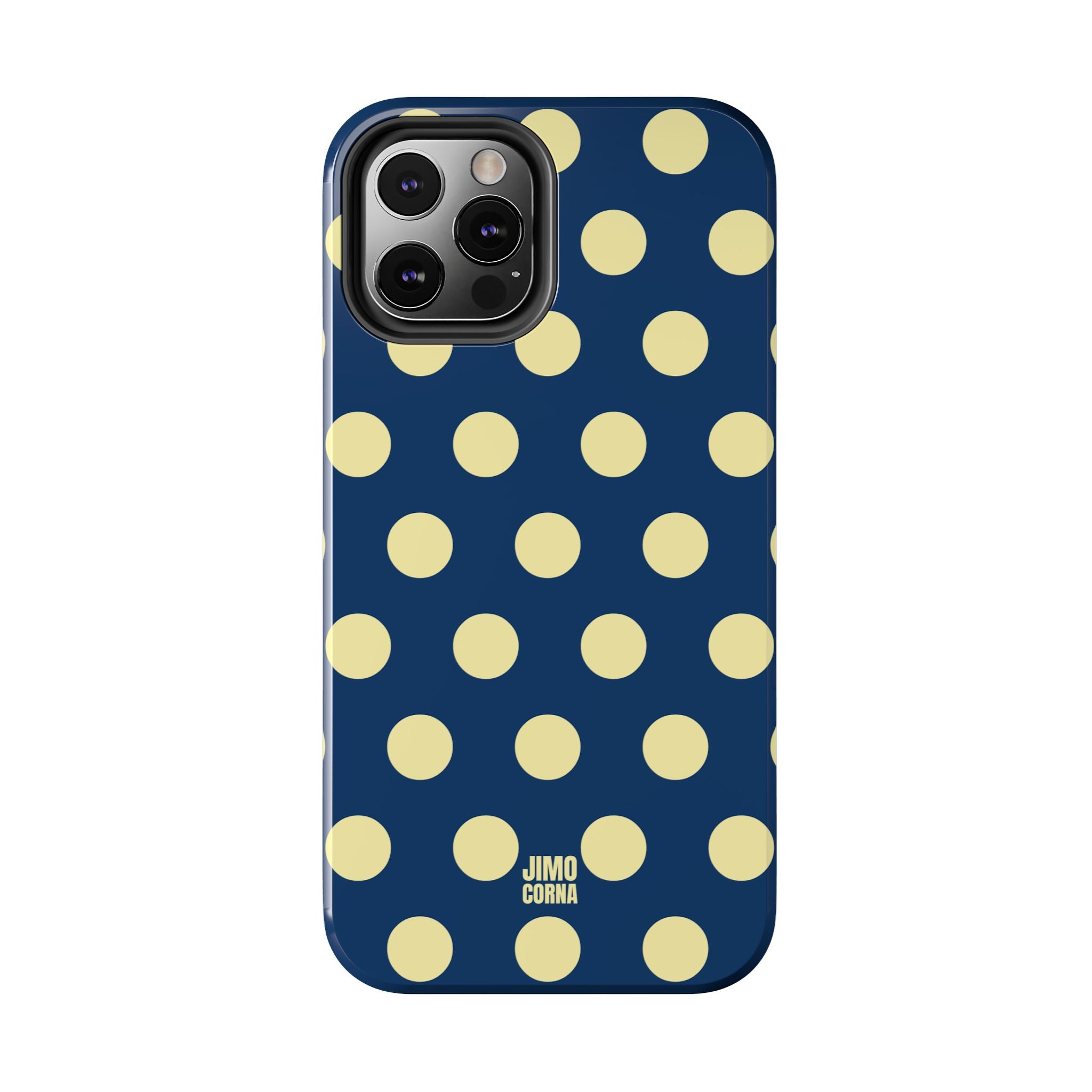 Big Polka Dot | Blue and Cream