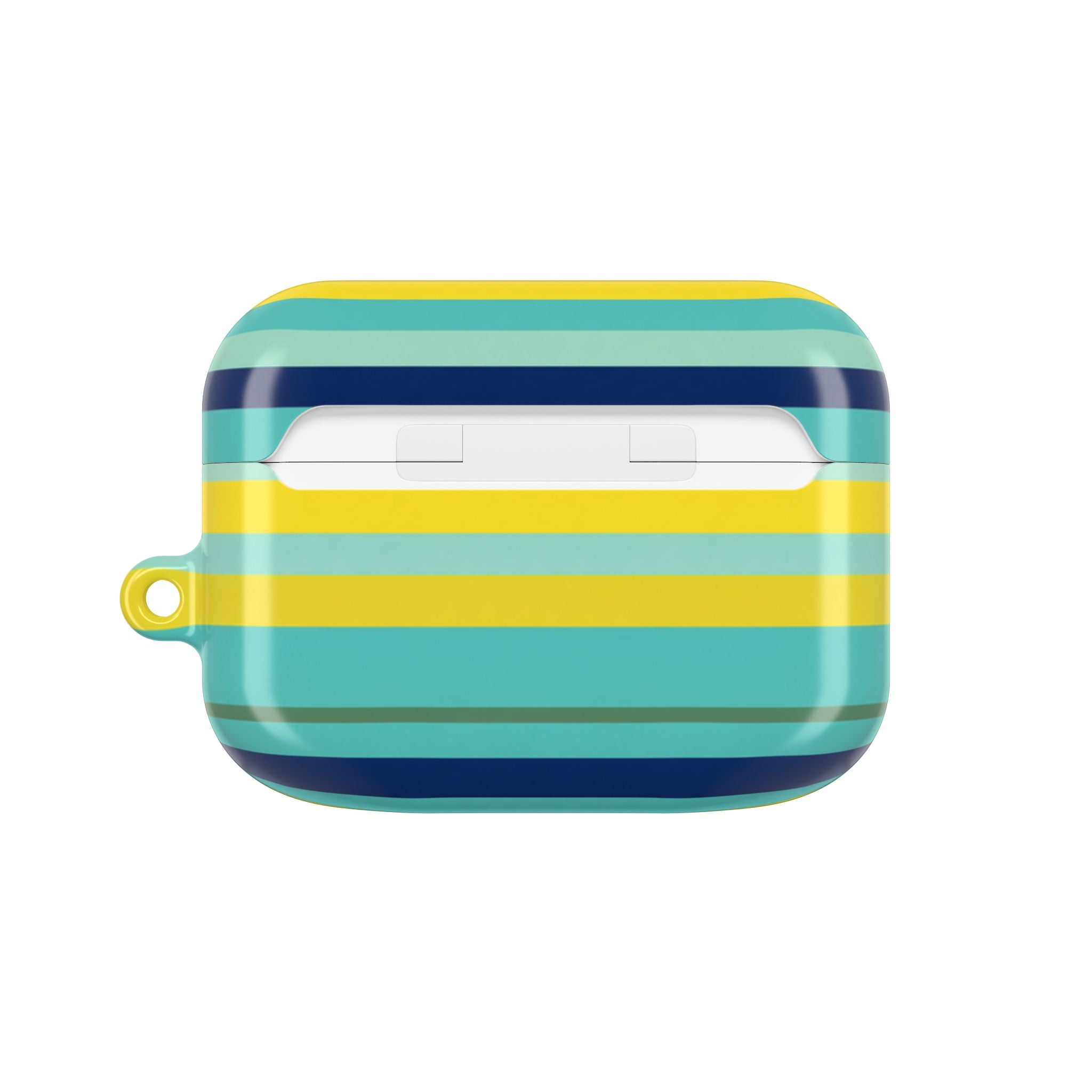 Blue Lemon Stripe AirPods Case