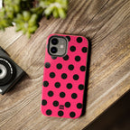 Big Polka Dot | Hot Pink and Black