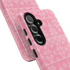 Holiday Knit | Pink Samsung Galaxy Case