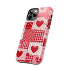 Patchwork Heart iPhone Case
