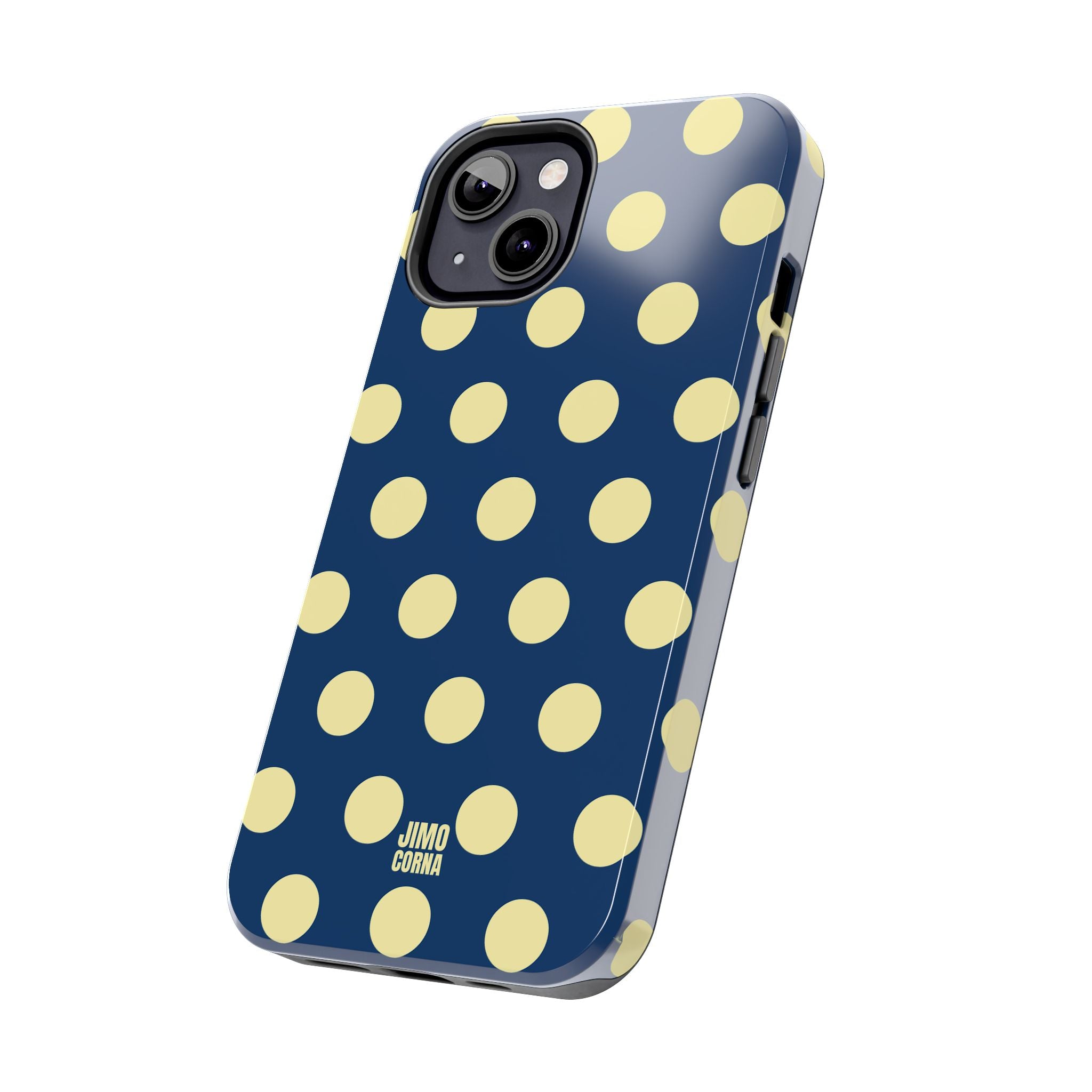 Big Polka Dot | Blue and Cream