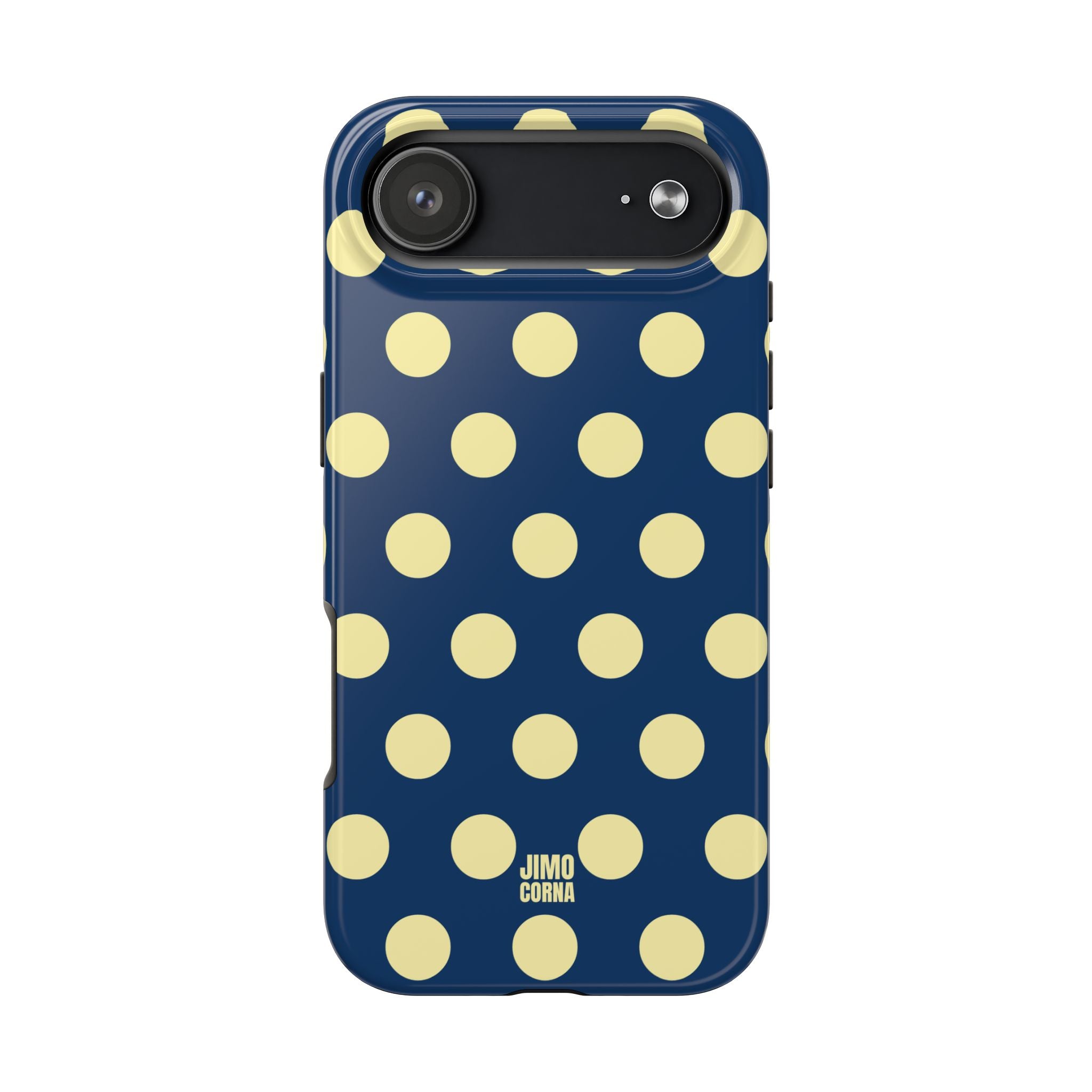 Big Polka Dot | Blue and Cream