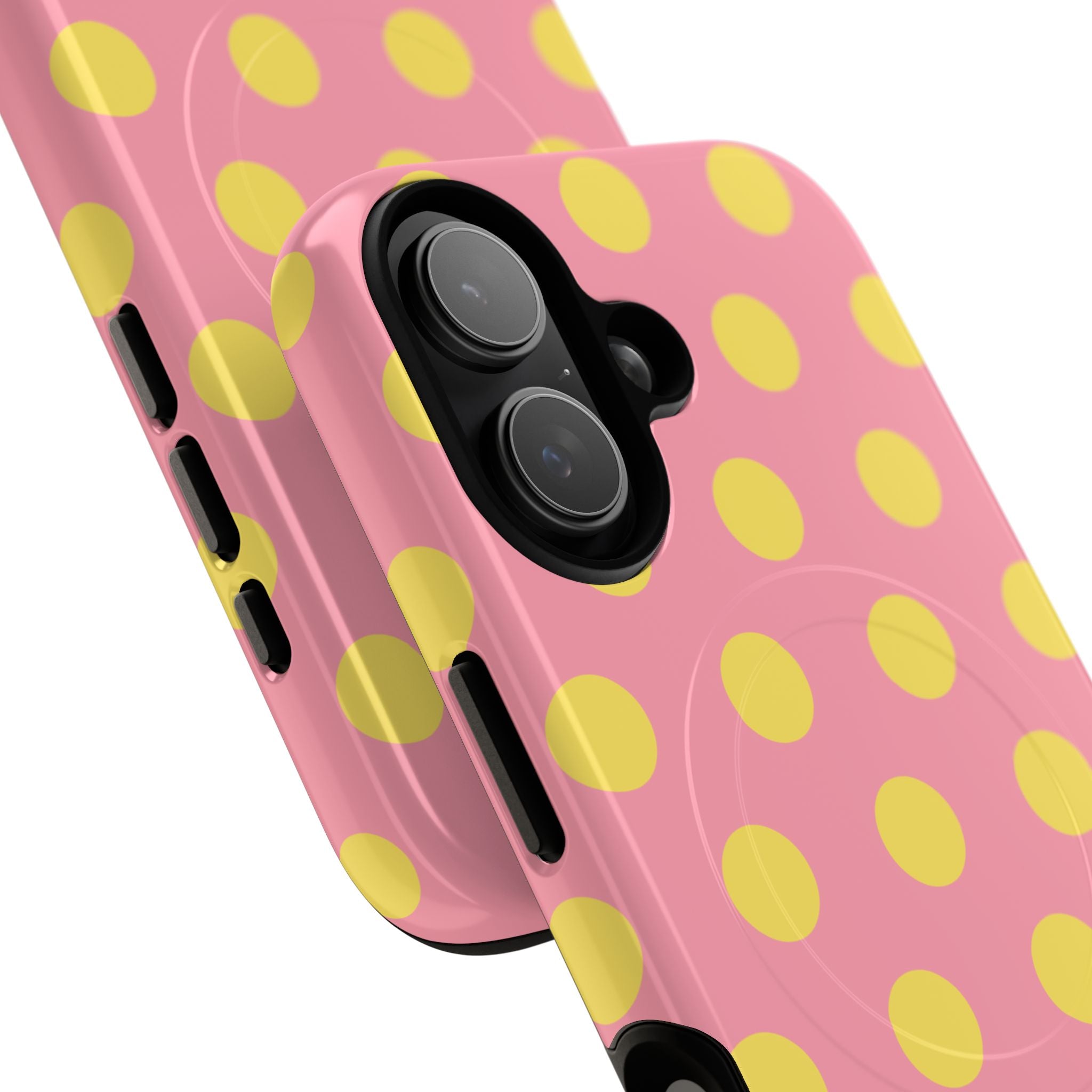 Big Polka Dot | Pink and Yellow