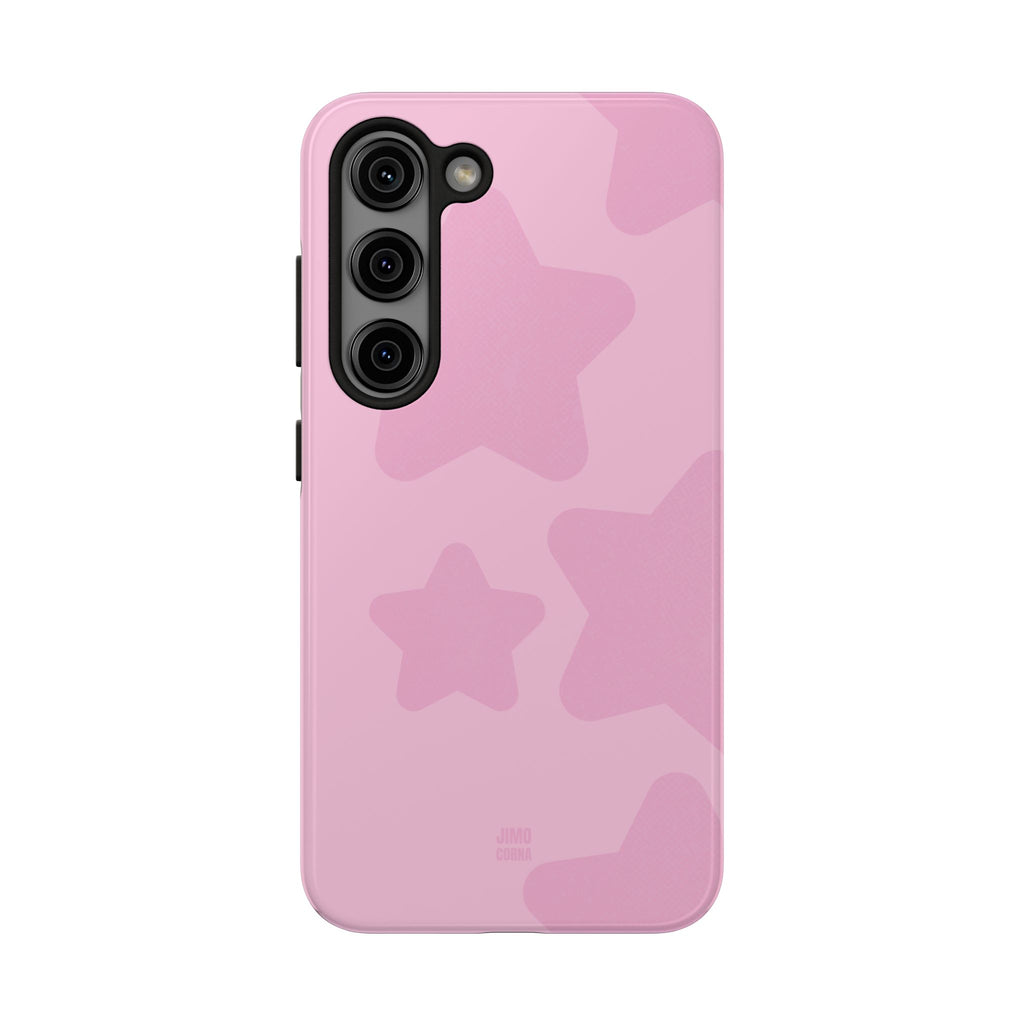 Baby Pink Bold Stars