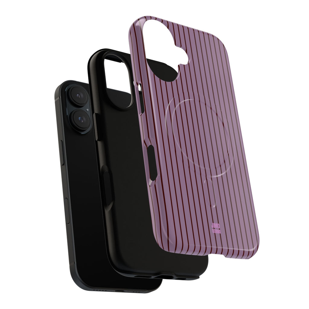 Plum Berry Soft Stripes