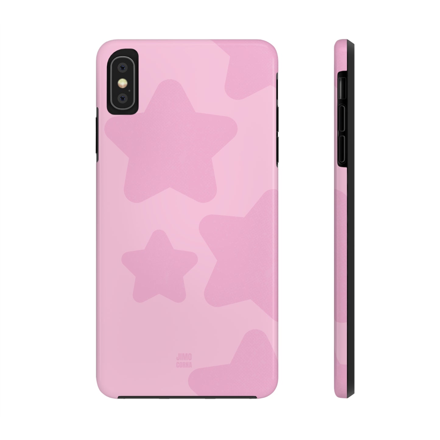 Baby Pink Bold Stars