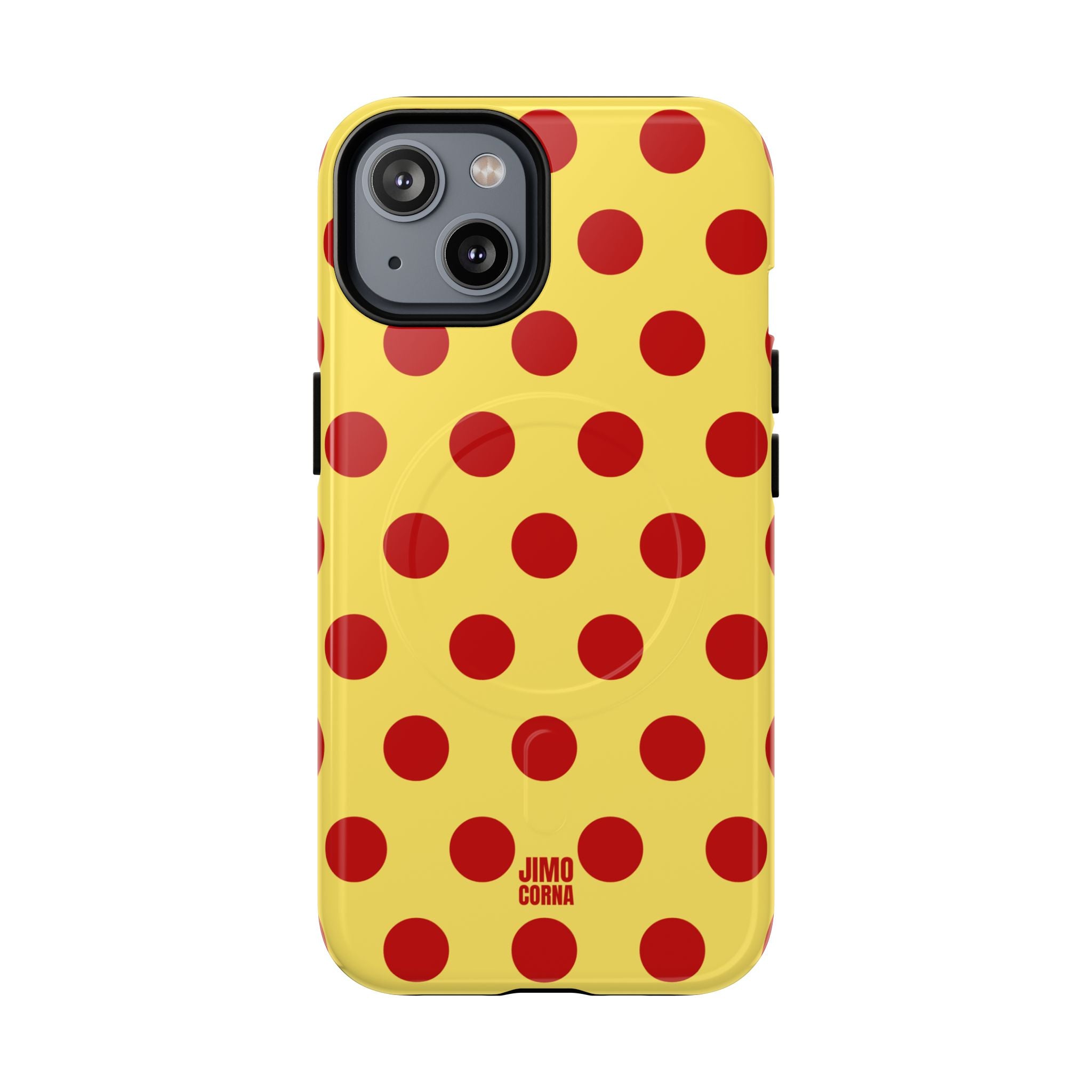 Big Polka Dot | Yellow and Red