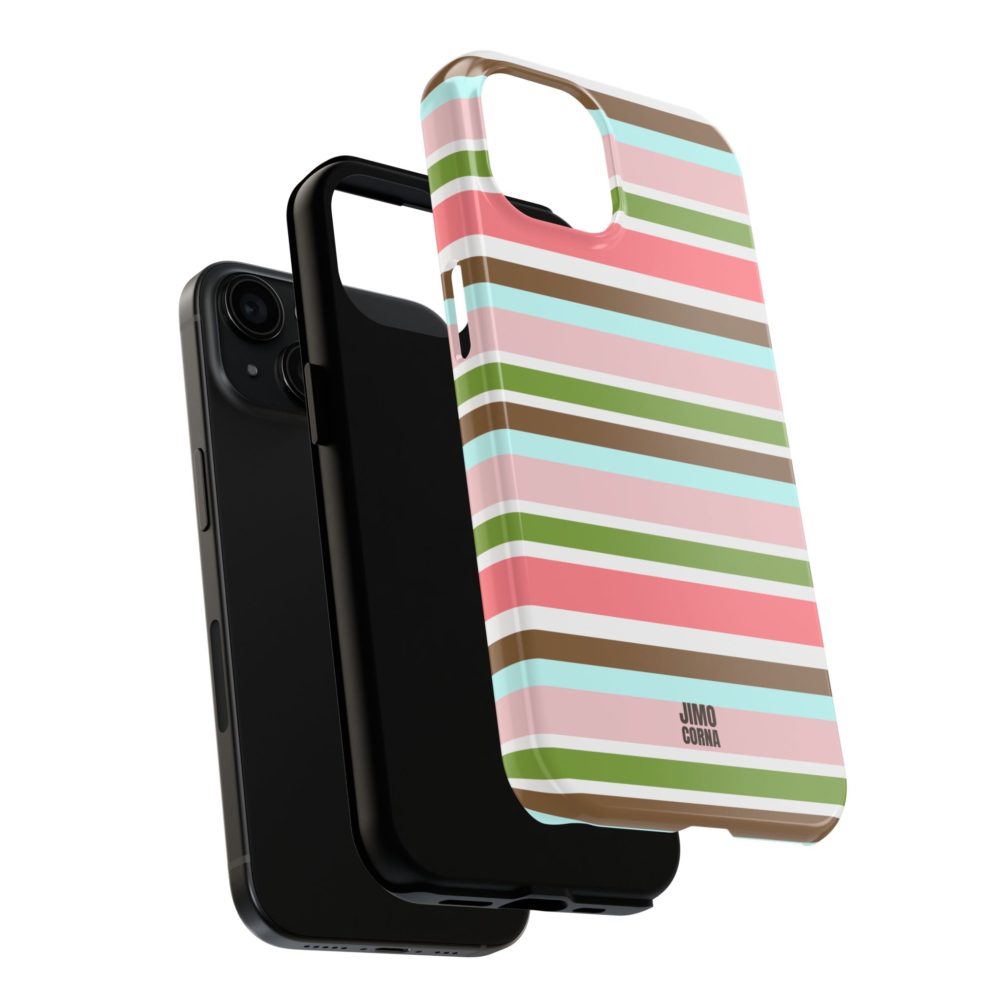 Sweet Candy Stripes iPhone Case