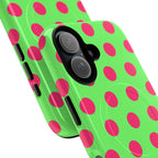Big Polka Dot | Green and Pink