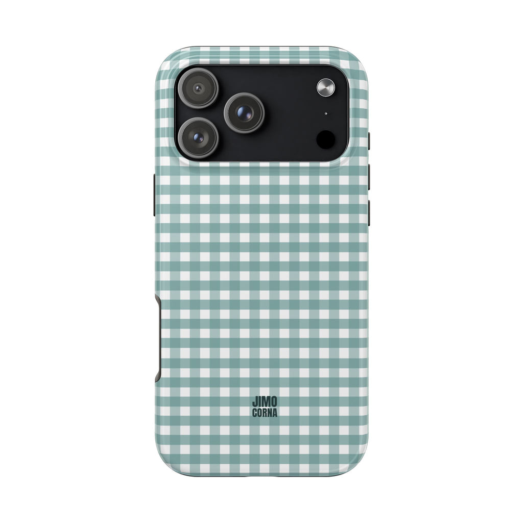 Farm Gingham iPhone Case | Blue