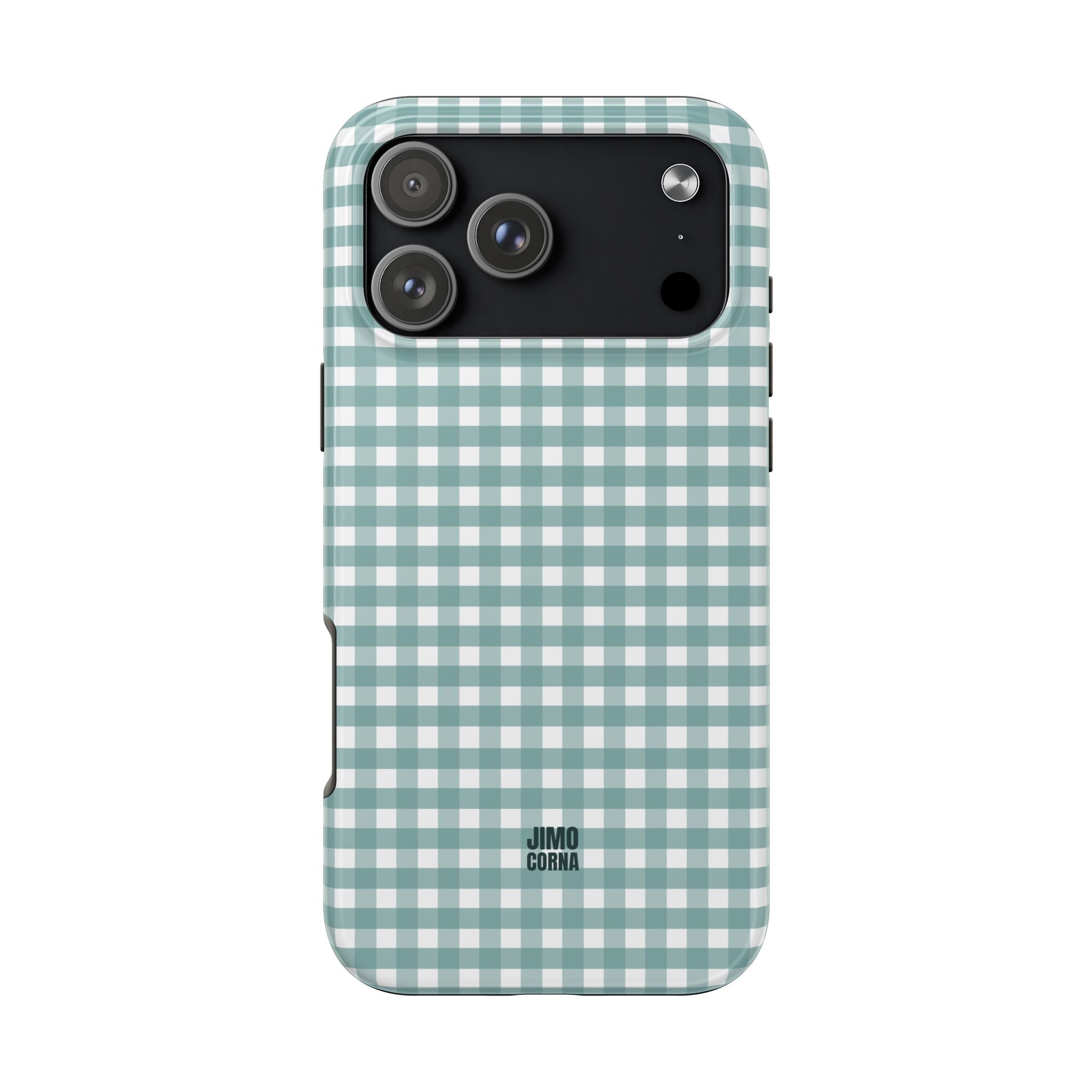 Farm Gingham iPhone Case | Blue