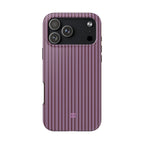 Plum Berry Soft Stripes