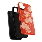 Red Flora MagSafe iPhone Case