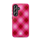 Pink Picnic Plaid Samsung Galaxy Case