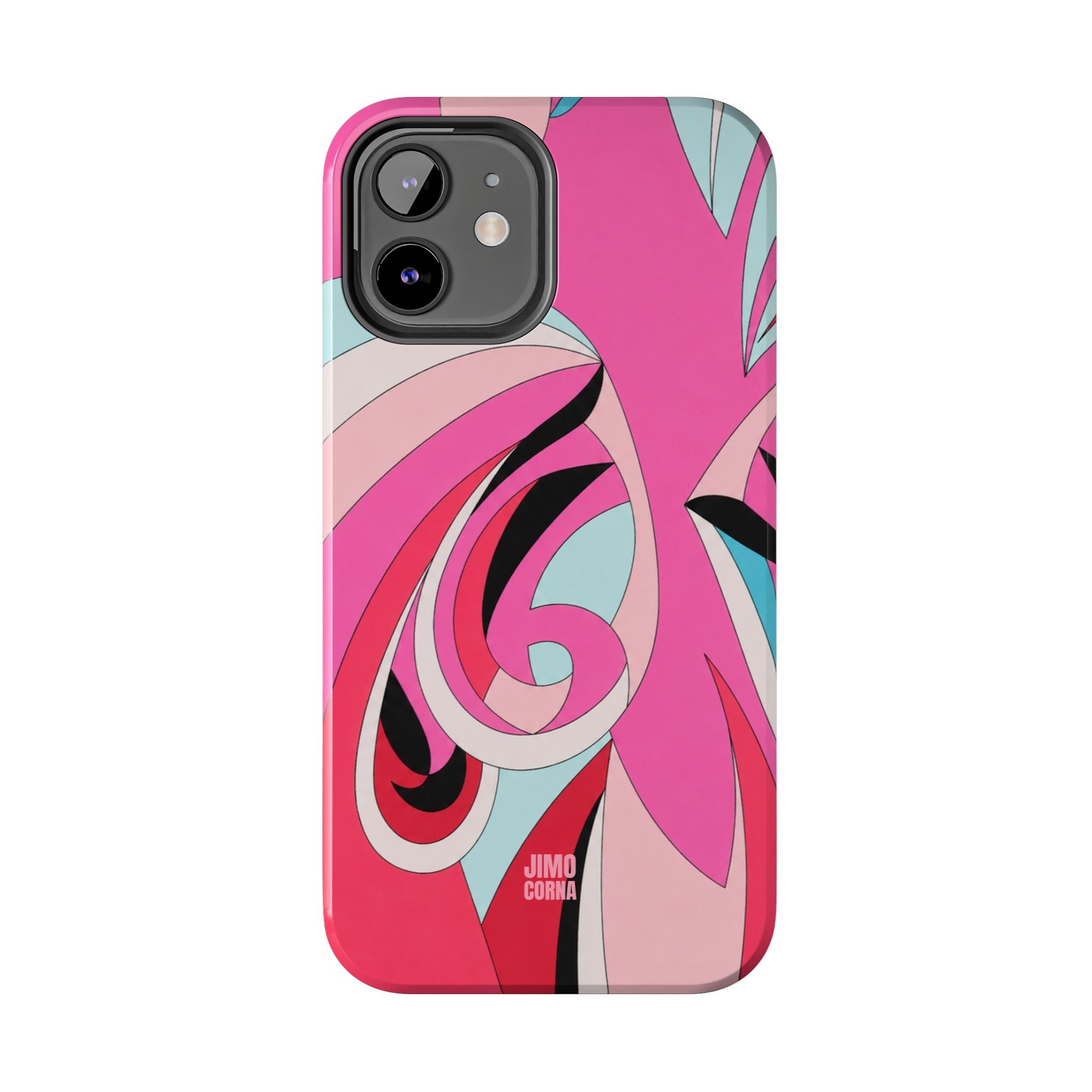 Pink Tropic Swirl iPhone Case