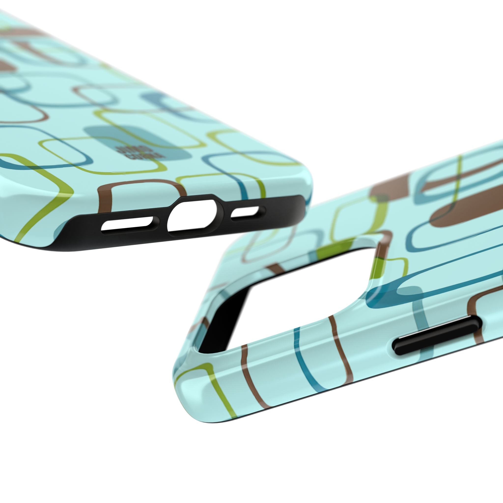 Coast Blocks iPhone Case | Mint