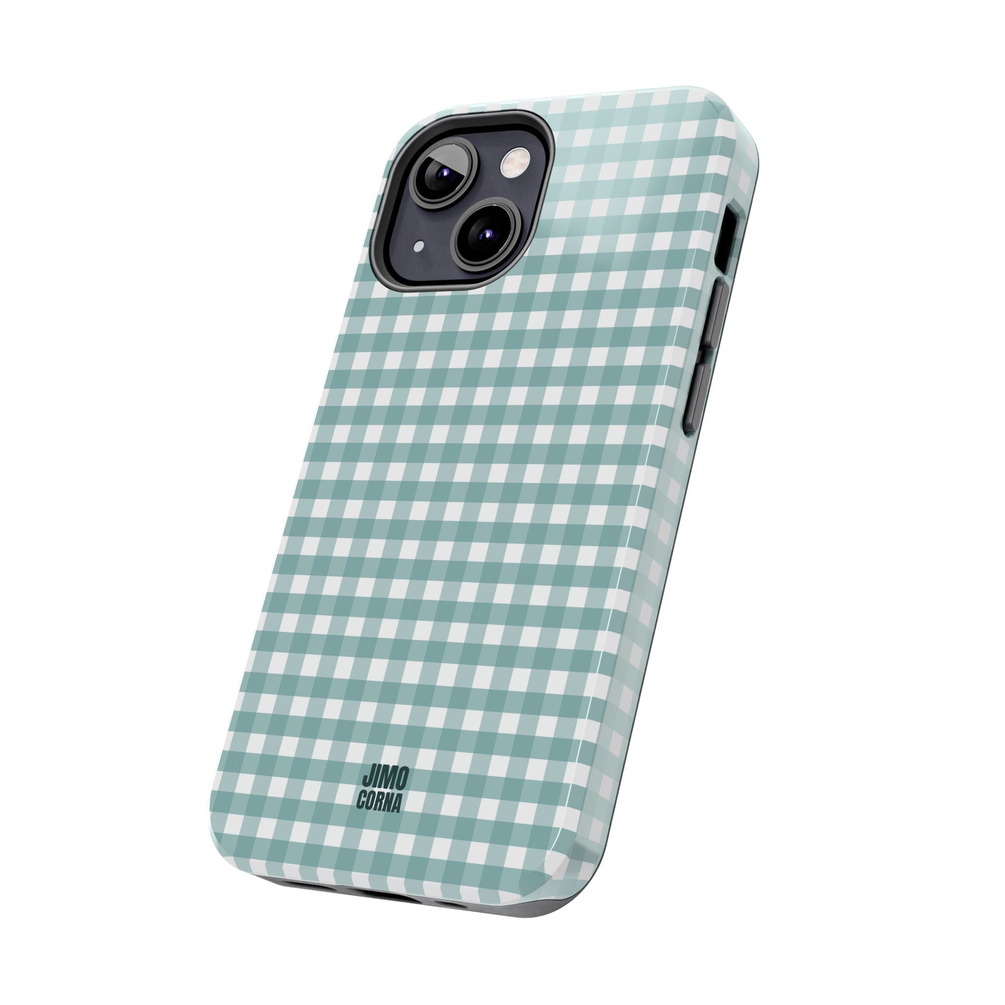 Farm Gingham iPhone Case | Blue