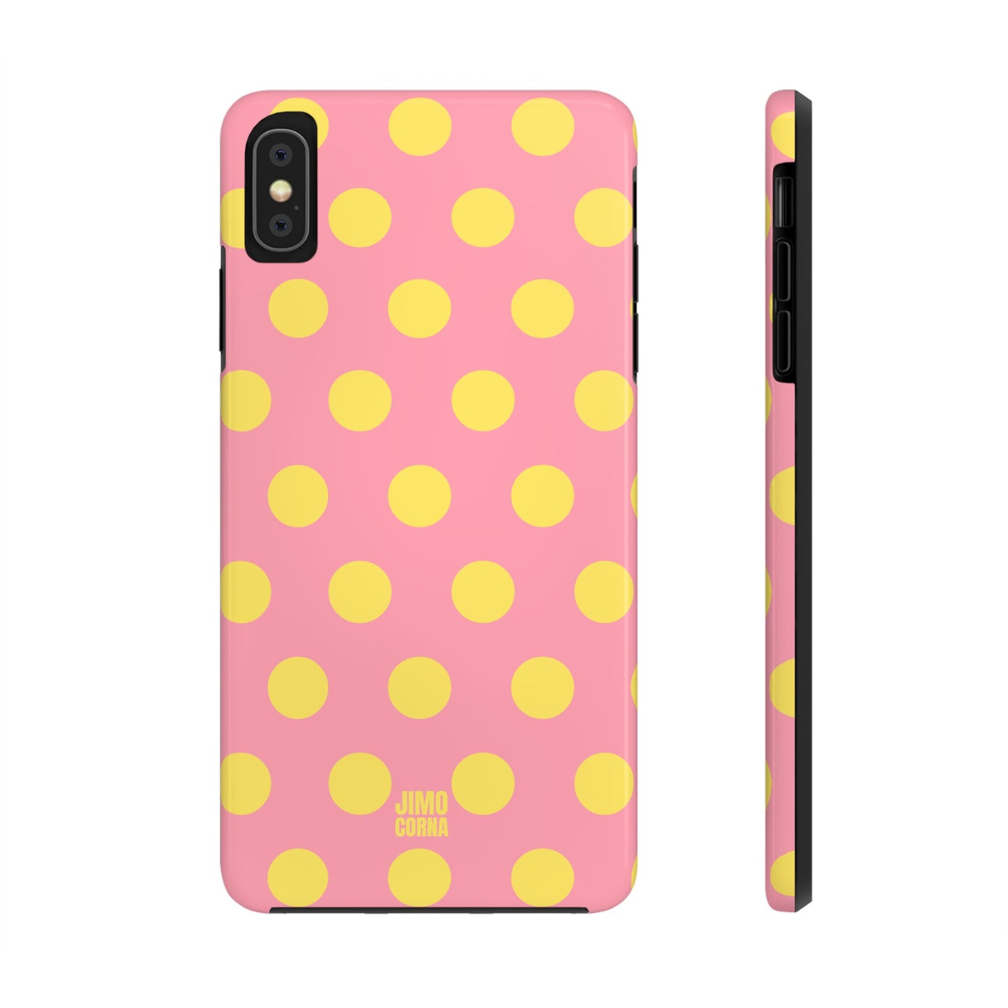 Big Polka Dot | Pink and Yellow